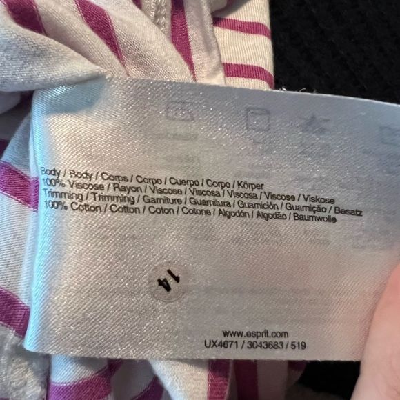 Esprit stripped short sleeve tee - Picture 7 of 12